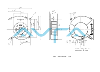 RL 65-21/12 Вентилятор компактный ebmpapst
