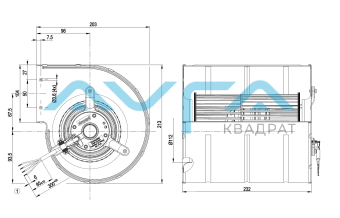 D4E133-DL01-H9 Центробежный вентилятор ebmpapst