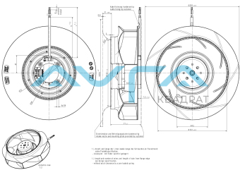 RER 220-43/18/2 TDMO Вентилятор компактный ebmpapst