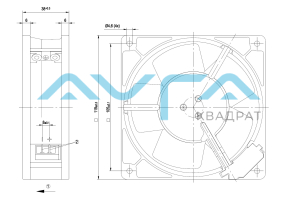 W2G107-AD03-02 Осевой вентилятор ebmpapst
