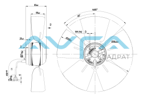 A4E300-AA01-01 Осевой вентилятор ebmpapst