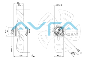 A4E420-AK02-09 Осевой вентилятор ebmpapst