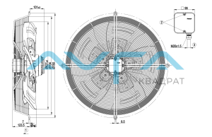 S4D630-AR01-01 Осевой вентилятор ebmpapst