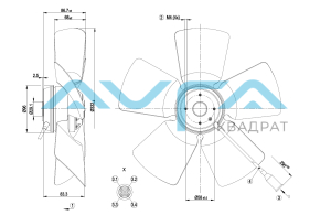 A6E330-AA02-10 Осевой вентилятор ebmpapst