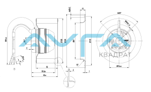 R2E108-AA01-05 Центробежный вентилятор ebmpapst