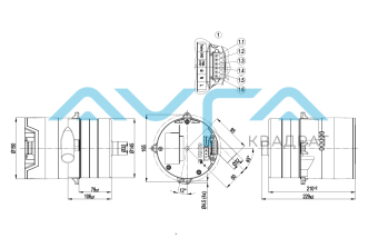 G3G125-AA20-10 Центробежный (радиальный) вентилятор ebmpapst