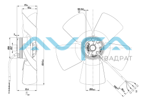 A4E315-AC08-18 Осевой вентилятор ebmpapst