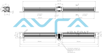 QL3/3030A2-2118L-464 cr Тангенциальный вентилятор ebmpapst
