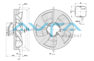 S4E300-AS72-57 Осевой вентилятор ebmpapst