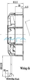 EC072/13E3G01-AS230/58P1-01 Вентилятор Weiguang