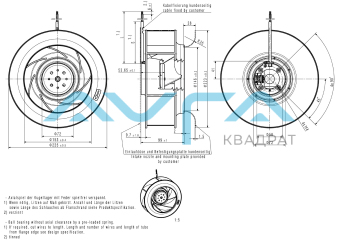 RER 225-63/18/2 TDMO Вентилятор компактный ebmpapst