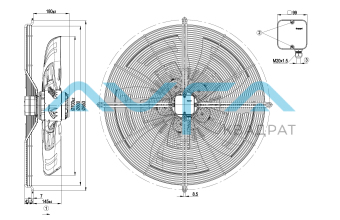 S6E710-BR03-02 Осевой вентилятор ebmpapst