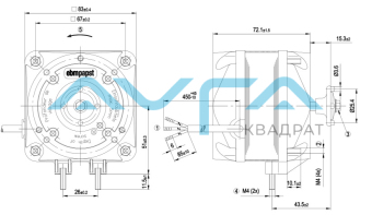 A4Q254-AJ01-12 Осевой вентилятор ebmpapst