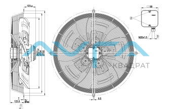 S4D630-AR01-01 Осевой вентилятор ebmpapst