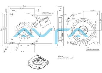 RLF 100-11/14 Вентилятор компактный ebmpapst