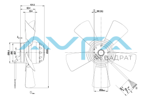 A2D300-AD02-41 Осевой вентилятор ebmpapst