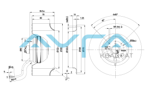R2E180-AS77-05 Центробежный вентилятор ebmpapst