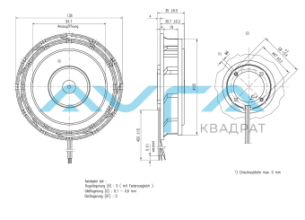 RER 125-19/12 N/12 Вентилятор компактный ebmpapst