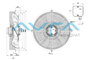S6D500-AJ03-01 Осевой вентилятор ebmpapst