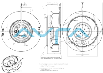 RER 220-43/18/2 TDO Вентилятор компактный ebmpapst