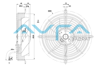 S2D200-AI18-01 Осевой вентилятор 200 мм ebmpapst