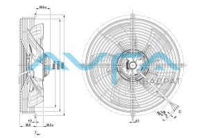 S4E300-AS72-31 Осевой вентилятор ebmpapst