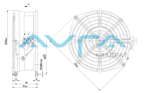 W2G130-AA33-26 Осевой вентилятор 130 мм ebmpapst
