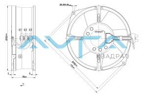 W2S130-AA23-81 Осевой вентилятор 130 мм ebmpapst