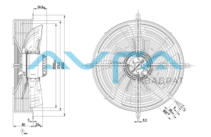 S4E350-AN02-31 Осевой вентилятор ebmpapst