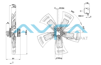 A6D990-AX05-06 Осевой вентилятор ebmpapst