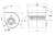 D1G133-DC17-17 Центробежный (радиальный) вентилятор ebmpapst