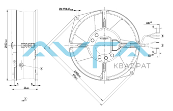 W2S130-AA03-87 Осевой вентилятор 130 мм ebmpapst