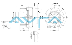 R1G133-AA65-47 Центробежный (радиальный) вентилятор ebmpapst