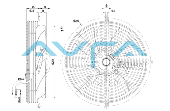 S4E250-AI02-01 Осевой вентилятор ebmpapst