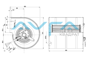 D4E133-DL01-H9 Центробежный вентилятор ebmpapst