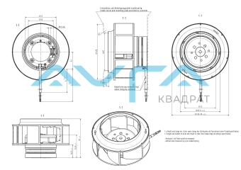 RER 133-41/18/2 TDLOU Вентилятор компактный ebmpapst