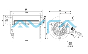 D2D133-AB06-19 Центробежный (радиальный) вентилятор ebmpapst