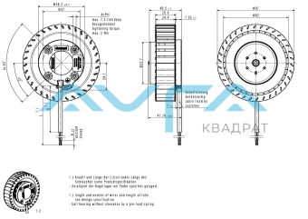 RET 97-25/14/2 TDP Вентилятор компактный ebmpapst