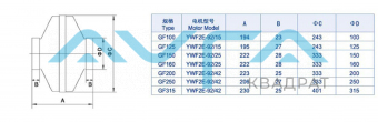 Канальный вентилятор Weiguang LXFB2E190/44-P92/15-G100