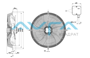 S6E630-AN01-01 Осевой вентилятор ebmpapst