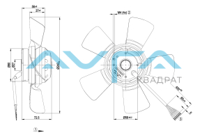 A2D240-AA02-02 Осевой вентилятор ebmpapst