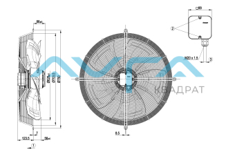 S6E630-AN01-01 Осевой вентилятор ebmpapst