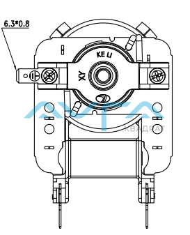 YJ61-14A B2295YJ007A Вентилятор горячего воздуха KELI 