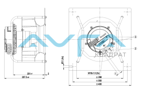 K3G250-AY11-C2 Центробежный (радиальный) вентилятор ebmpapst