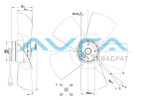A4E330-AB18-12 Осевой вентилятор ebmpapst