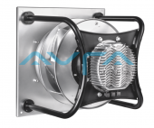 ECF(K)6E280-PLHDAL3-PRF Центробежный ЕС-вентилятор Sanmu с монтажной пластиной и креплением "паук", со штуцером отбора давления