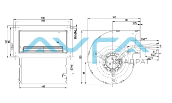 D2E097-BE01-65 Центробежный (радиальный) вентилятор ebmpapst