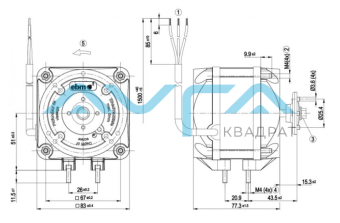 A4Q254-AR01-06/A01 Двигатель ebmpapst