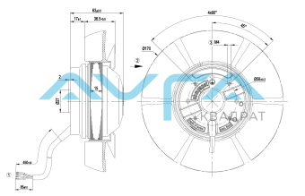 A2E170-AF23-02 Осевой вентилятор ebmpapst