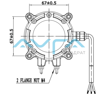 ECM7112 с крыльчаткой Ф230 S 28° Вентилятор Weiguang